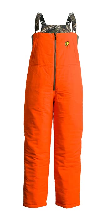 SCENTBLOCKER Shield Series Evolve Reversible Bibs, Hunting Bibs for Men (MO Country DNA/Blaze, Large)