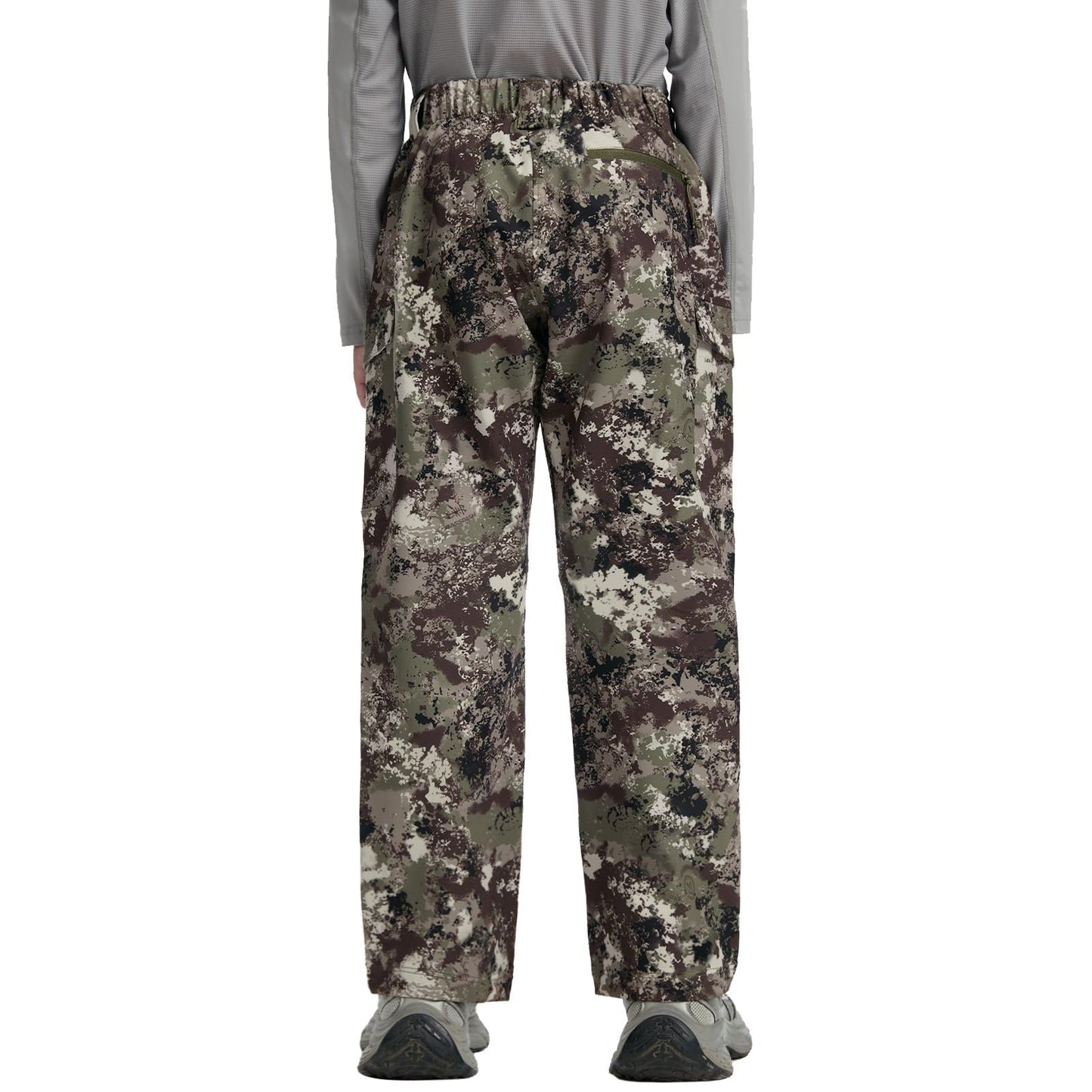 BASSDASH Invis Kid’s Youth Stretch Hunting Pants Water Resistant Breathable Camo Cargo Fishing Pant