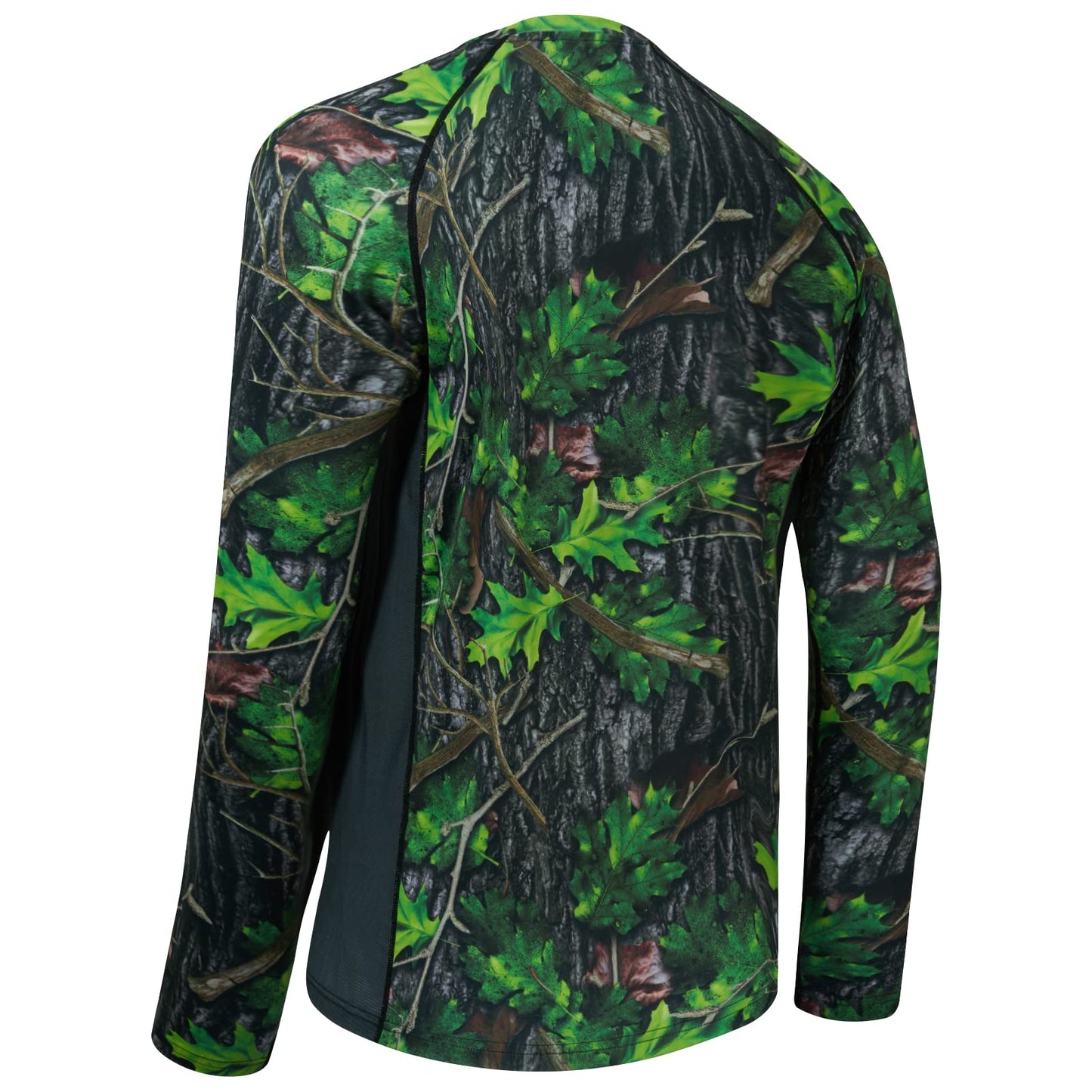 BASSDASH Men's Hunting Camo Performance Long Sleeve Shirt Fishing UPF50+ FS13M