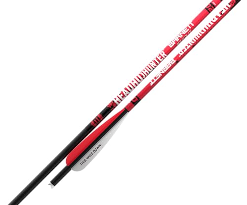 Barnett Outdoors Headhunter 20" Carbon Crossbow Arrows 5-Pack, Lightweight Hunting Bolts with Half-Moon Nock and Field Points Included