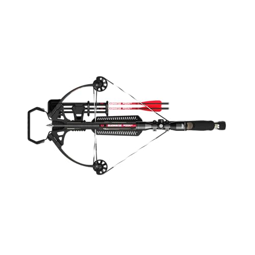 Barnett Whitetail Hunter II Crossbow, with 4x32 Multi-Reticle Scope, 2 Headhunter Arrows, Lightweight Quiver