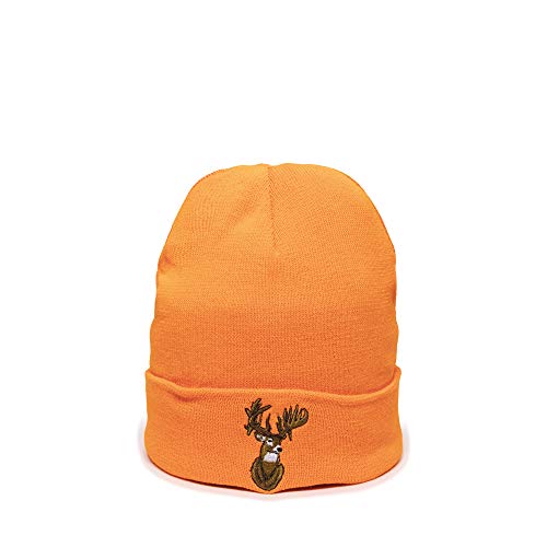 Outdoor Cap Deer Hunting Beanie Hat, High Visibility Watch Cap, Cuffed, One Size, Blaze Orange
