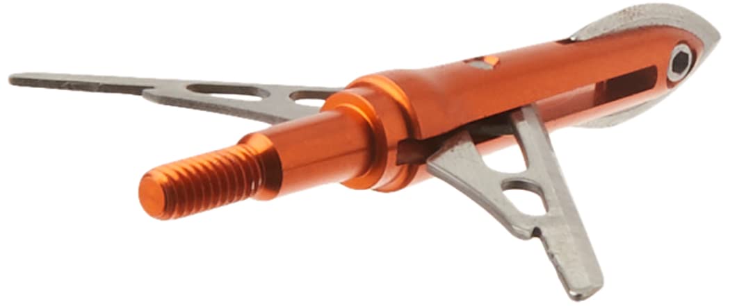 Rage Crossbow X, 2-Blade Archery Arrow Broadhead, 100 Grain with Shock Collar Technology (3-Pack)