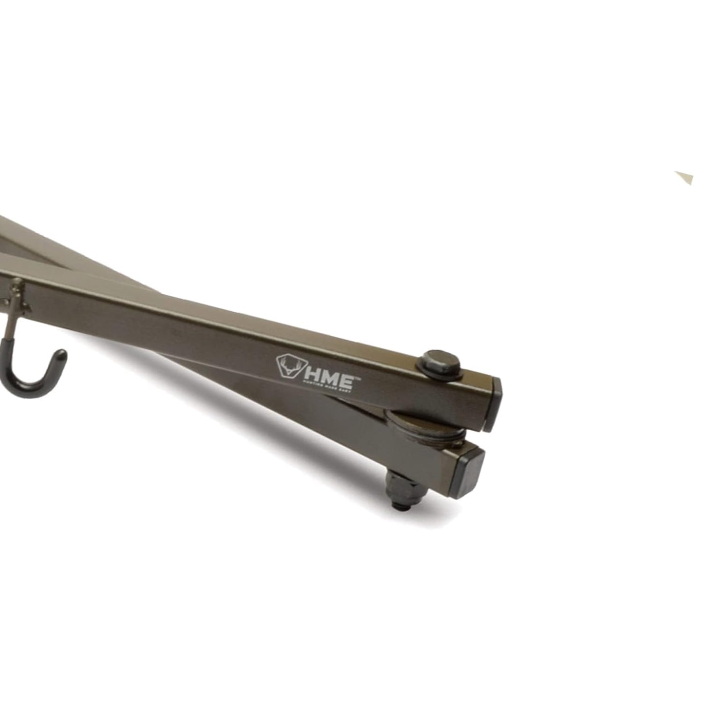 HME Durable Secure Convenient Portable Folding Tree Stand Bow Hanger w/Two Accessory Hooks - Extends to 20", Folds to 10", 3 Pack