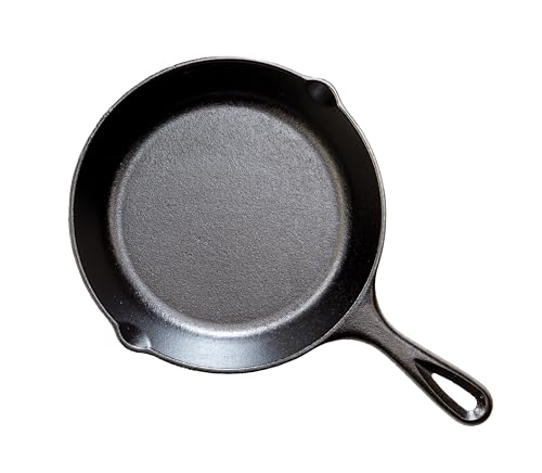 Lodge Wildlife Series-8" Cast Iron Skillet with Duck Scene, 8", Black