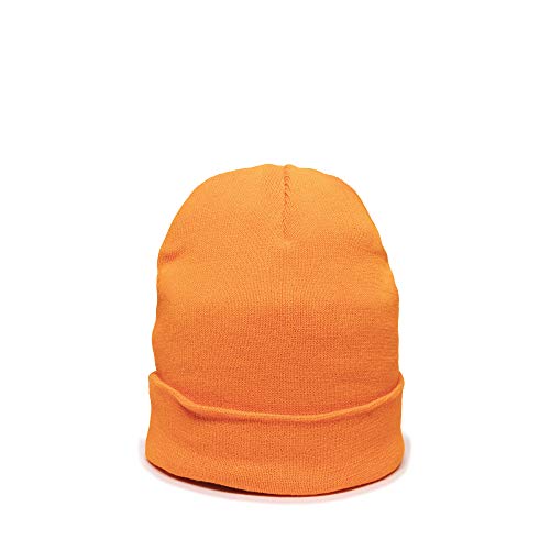 Outdoor Cap Deer Hunting Beanie Hat, High Visibility Watch Cap, Cuffed, One Size, Blaze Orange