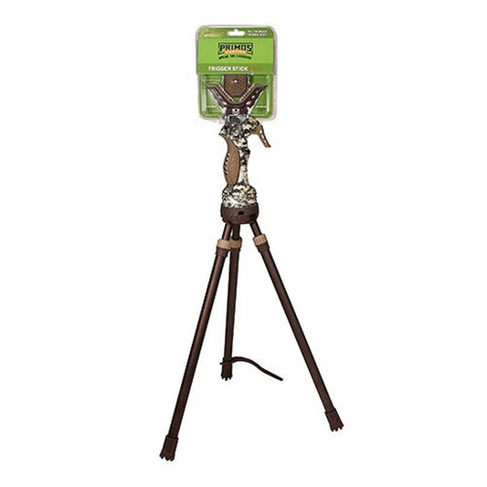Primos Hunting Primos Trigger Stick Gen 3 Short Tripod Camouflage Wheel with New Heavy Duty Look with Dark Earth Accents (0 x 0. inches /0 x, 0 inches Offset)