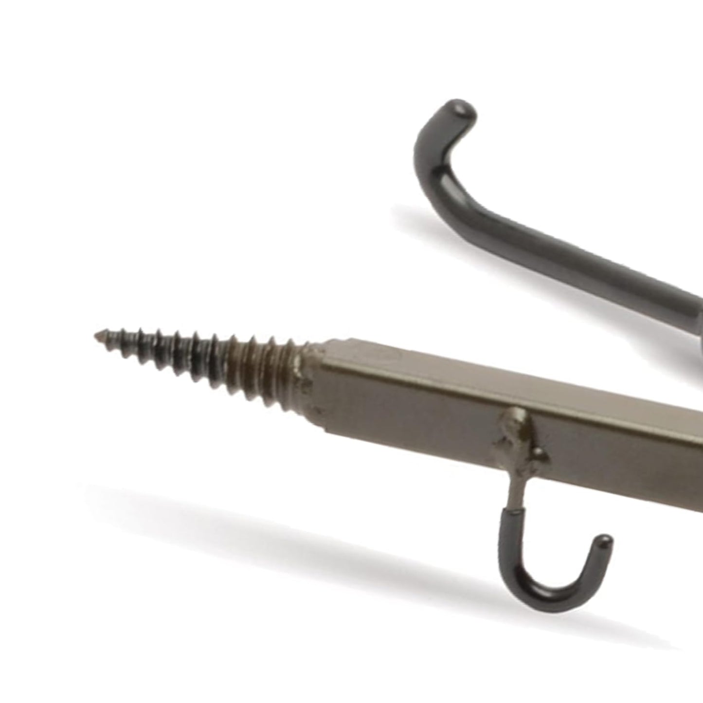 HME Durable Secure Convenient Portable Folding Tree Stand Bow Hanger w/Two Accessory Hooks - Extends to 20", Folds to 10", 3 Pack