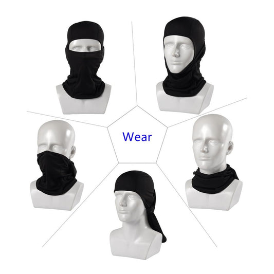 4 Pieces Camo Balaclava Sun Protection Hood Face Cover Ski Mask Full Head Mask for Men and Women for Hunting Fishing