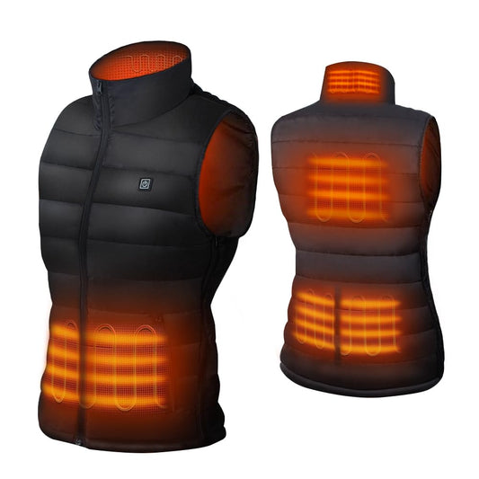DR.PREPARE USB Heated Vest for Men and Women, 3 Heating Levels, Lightweight and Adjustable Warming Vest for Hiking and Skiing