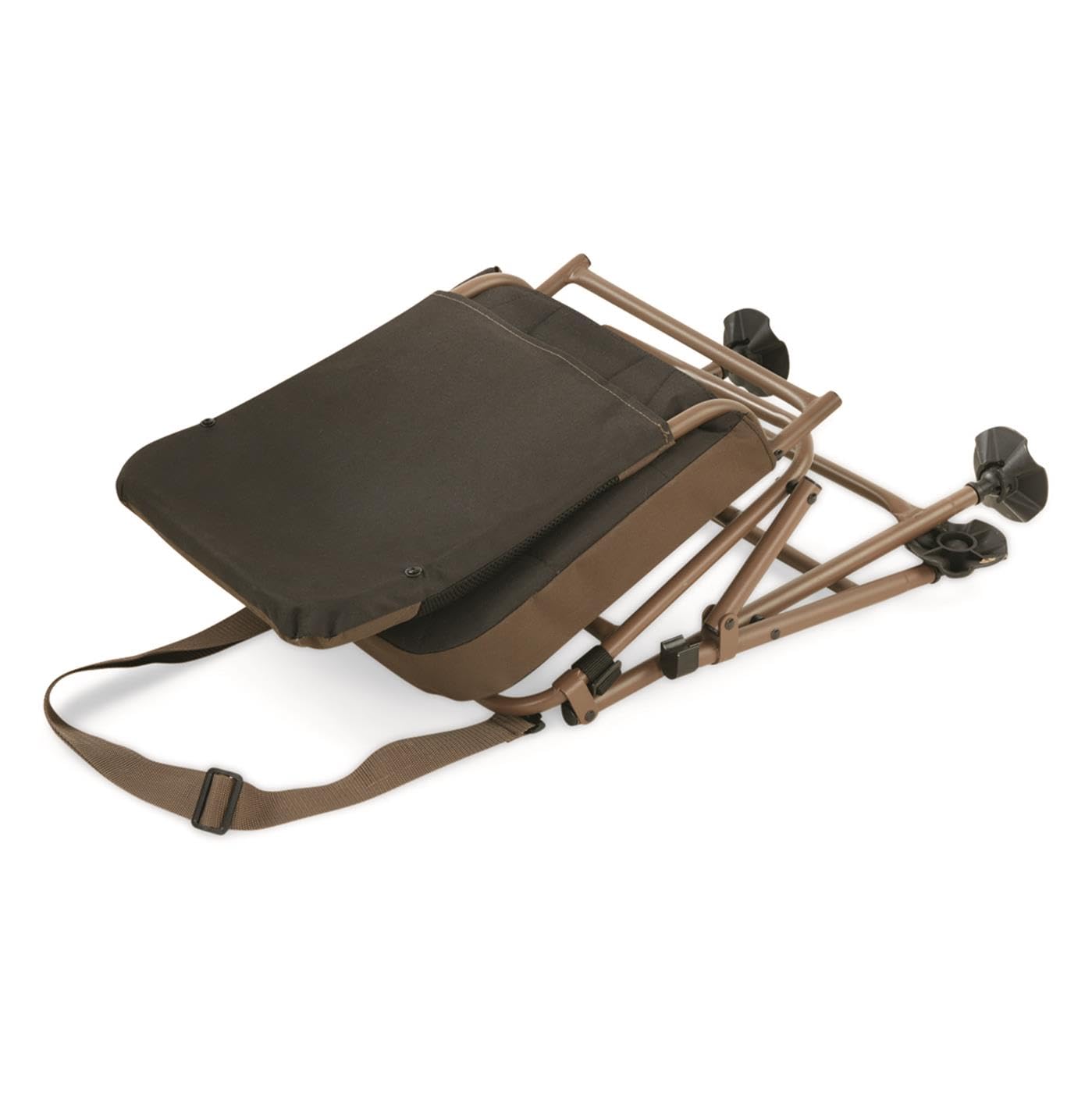 Guide Gear Huntrite 360 Swivel Hunting Blind Chair, 300 Pound Capacity, Folding, Lightweight, Portable, Padded Cushion Hunting Seat, Hunt Gear and Equipment, Black