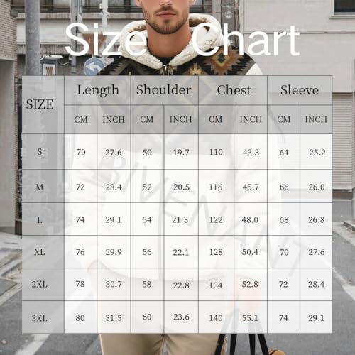 BIVENANT Camouflage Hoodie for Men Fleece Lined Jackets Zipper Camo Hunting Clothing Men's Winter Coats with Hood Outdoor Casual Y2K Outerwears,Camo Brown,L