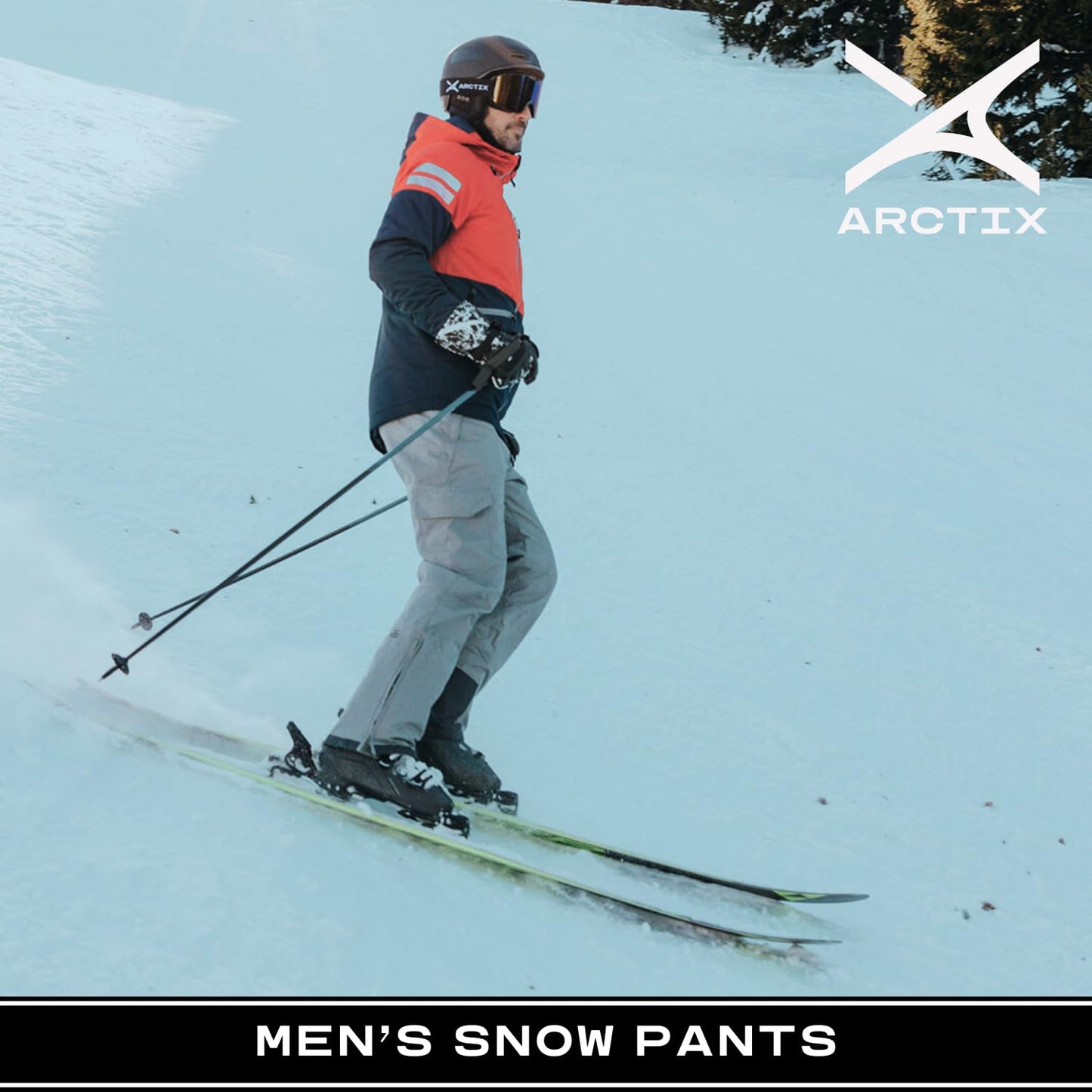 Arctix Men's Essential Snow Pants, Black, Small/32" Inseam (29-30W * 32L)