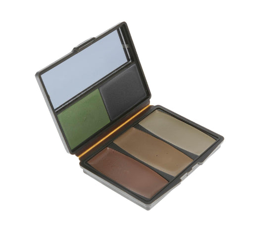 Hunters Specialties Camo-Compac 5 Color Makeup Kit - Pocket Size Long-Lasting Easy-to-Use Concealment Makeup for Hunting, 5 Color Military Forest Makeup KIT