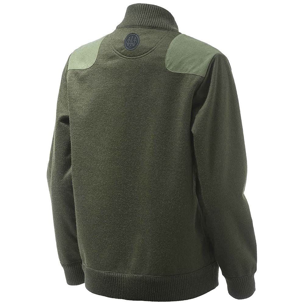 Beretta Women's Honor Windstop Wool and Cotton Outdoor Hunting Sweater, Green, Small