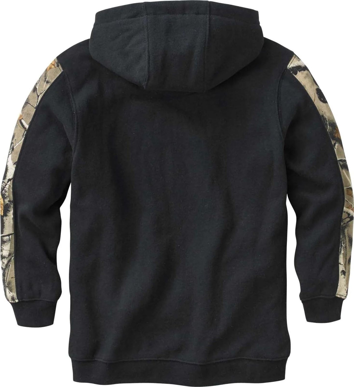 Legendary Whitetails Kids Pullover Hoodie Camo Sweatshirt Comfy V-Neck Design, Onyx, MED