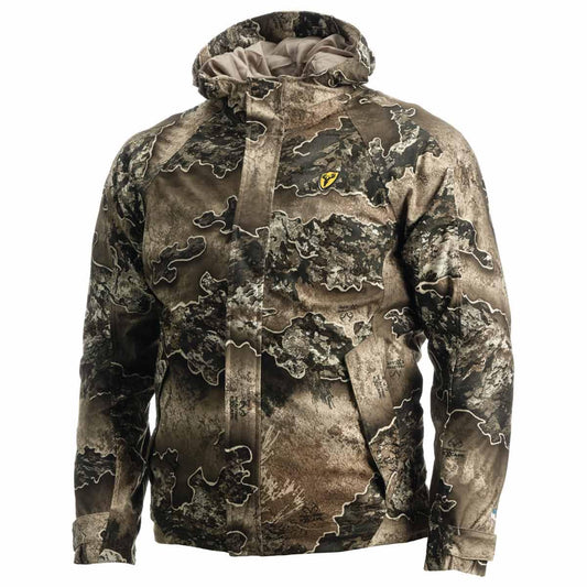SCENTBLOCKER Drencher Waterproof Insulated 3-in-1 Camo Hunting Jacket for Men (RT Excape, Medium)
