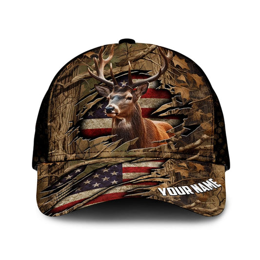 Personalized Camo Cap - 3D Deer Hunting Hat for Men & Women, Gifts for Hunters