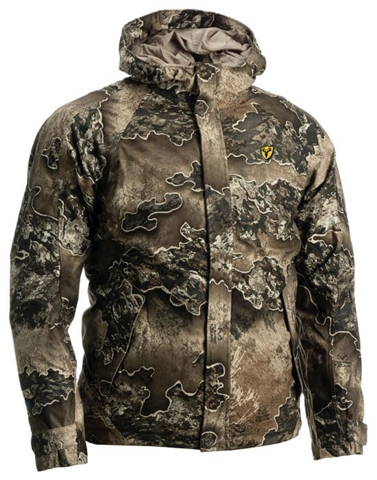 SCENTBLOCKER Drencher Waterproof Insulated 3-in-1 Camo Hunting Jacket for Men (RT Excape, Medium)