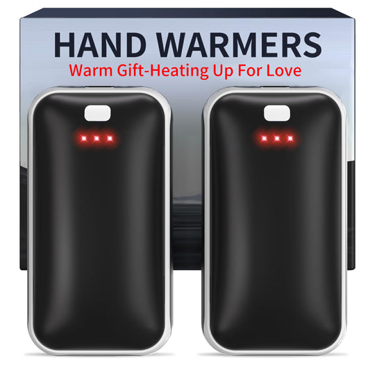 Lerat Hand Warmers Rechargeable, 2 Pack Electric Hand Warmer, Reusable Portable Pocket Heater USB Handwarmers, Gifts for Men, Women, Indoor, Outdoor, Hiking, Skiing, Camping, Hunting Accessories