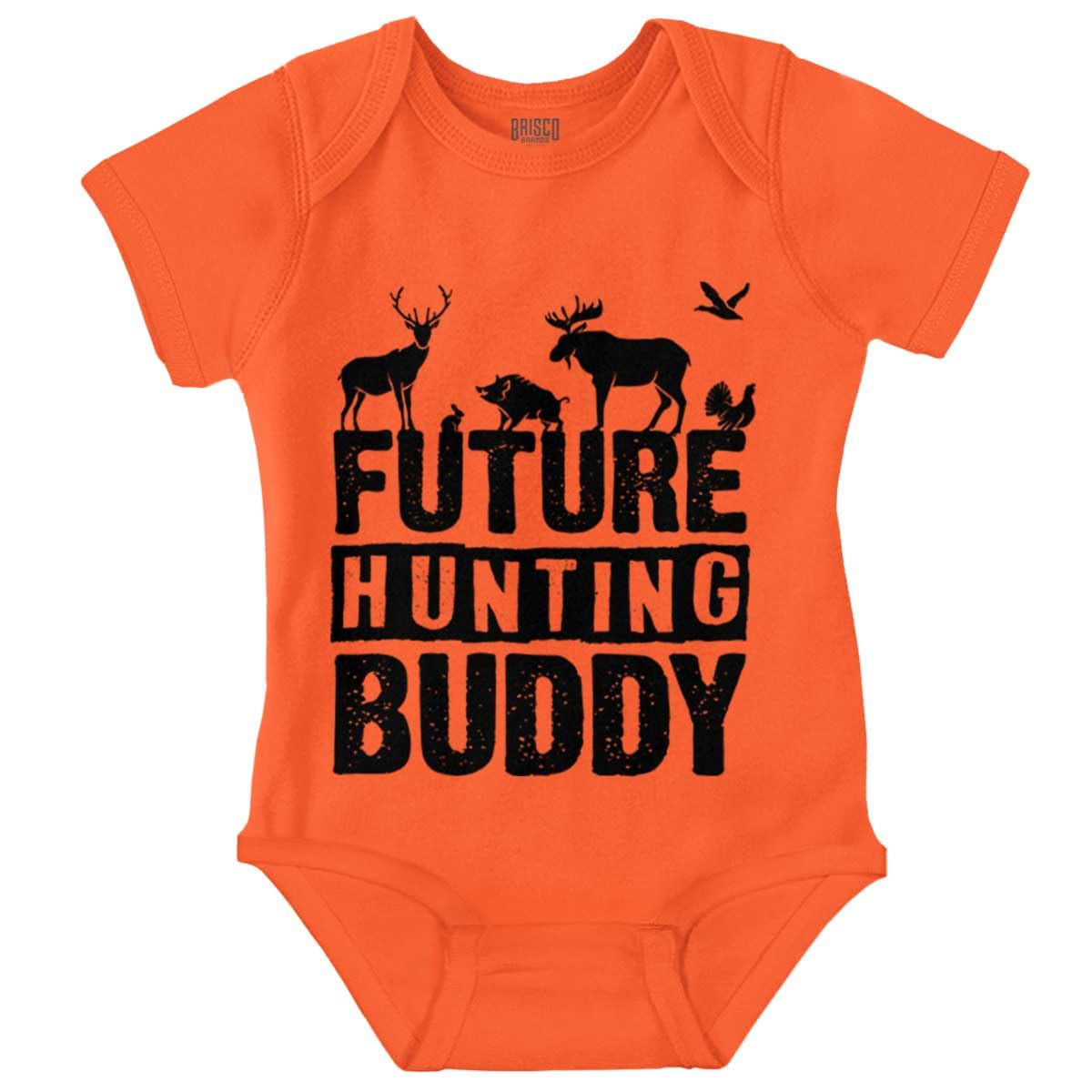 Brisco Brands Future Hunting Buddy Little Hunter Baby Romper Boys or Girls