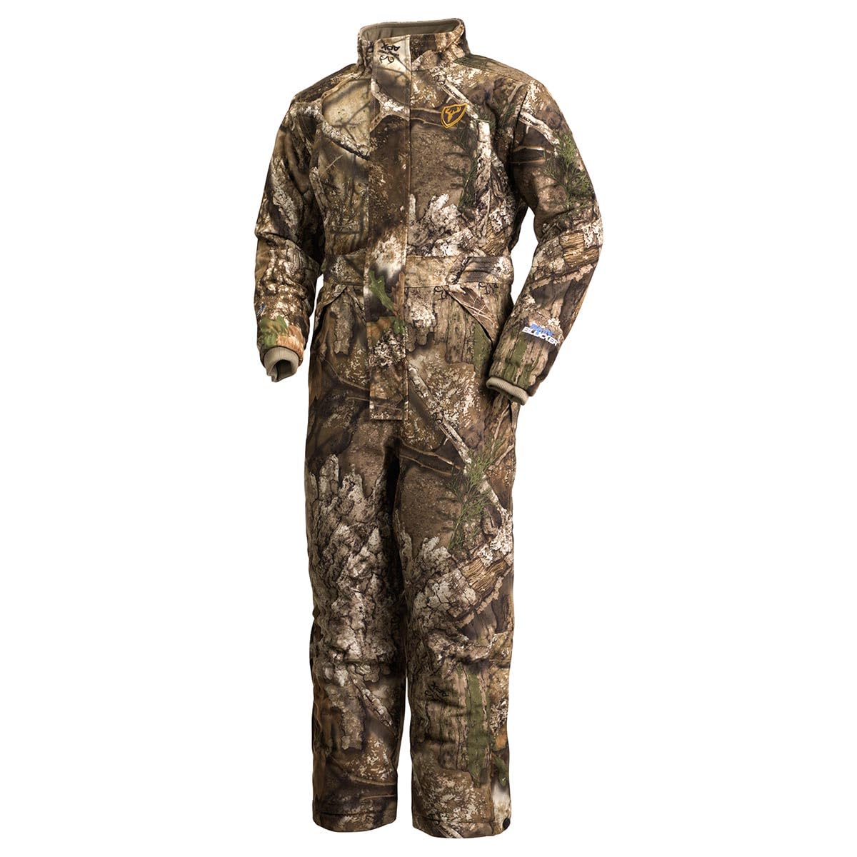 Blocker Outdoors Shield Series Drencher Youth Insulated Waterproof Camo Hunting Coveralls (RT APX, Large)