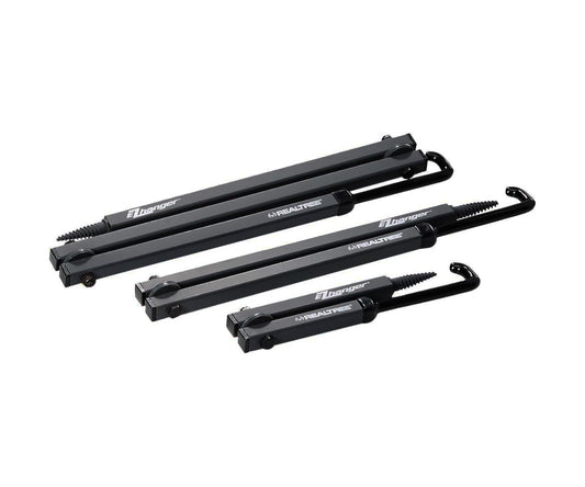 Realtree Multi-Purpose EZ Hanger Combo 3-Pack – 13”, 23”, 34” – Durable Tree Stand Bow and Gear Hanger for Hunting – Foldable, Lightweight, Easy-Screw Design