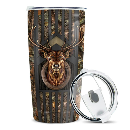 winorax Deer Hunting Tumbler 20oz Hunter Gifts For Men Hunters Double Wall Vacuum Thermos Insulated Tumblers Travel Coffee Mug Cup With Lid Cups Gift For Men Women Dad Papa