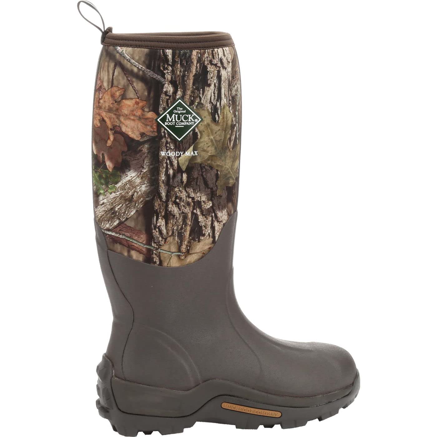 MUCK Men's Mossy Oak® Break Up Country™ Woody Max Boot, Brown, Size 12(M)