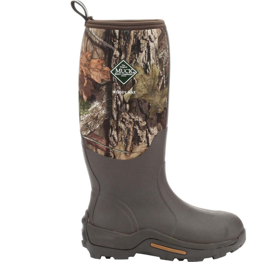 MUCK Men's Mossy Oak® Break Up Country™ Woody Max Boot, Brown, Size 12(M)