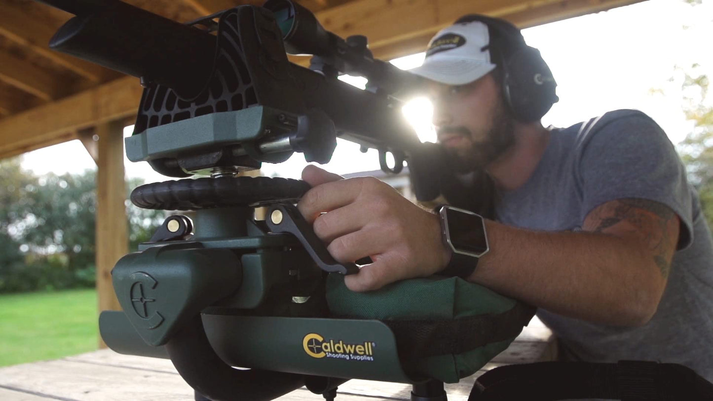 Caldwell Lead Sled DFT 2 Rifle Shooting Rest with Adjustable Ambidextrous Frame for Recoil Reduction, Sight In, Range and Stability