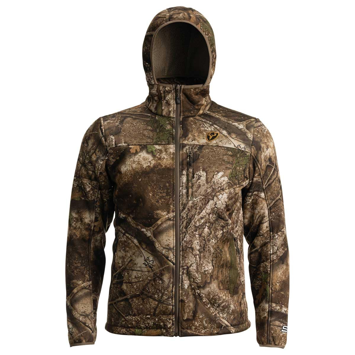 BLOCKER OUTDOORS Men's Solstice Hunting Jacket with Berber Fleece Lining, Odor Control, and Water-Resistant DWR Treatment (RT APX, Large)