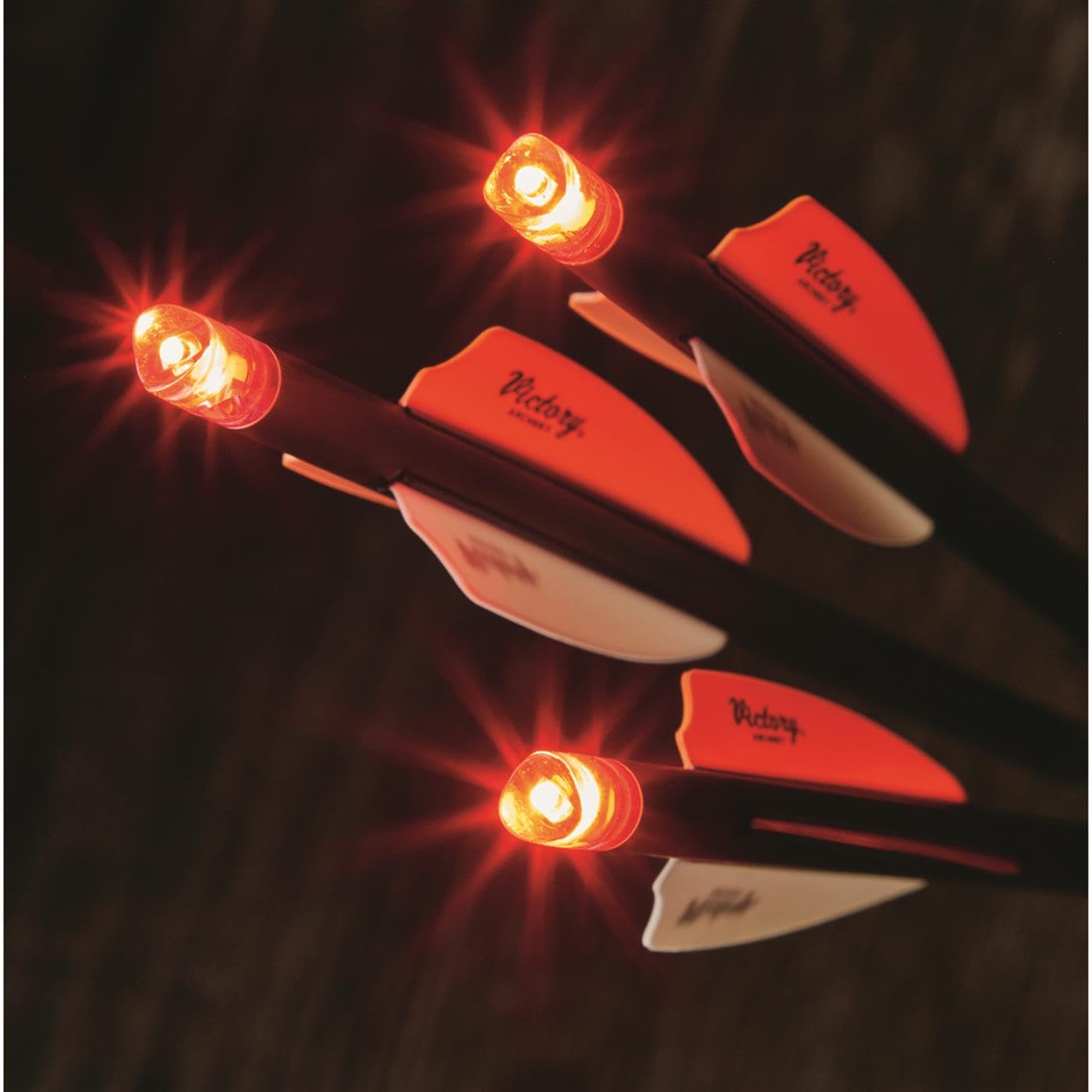 Guide Gear Trophy Hunter Pro Carbon Crossbow Bolts 20 inch Lighted Nocks, Hunting Archery Arrows by Victory Archery, 3 Pack