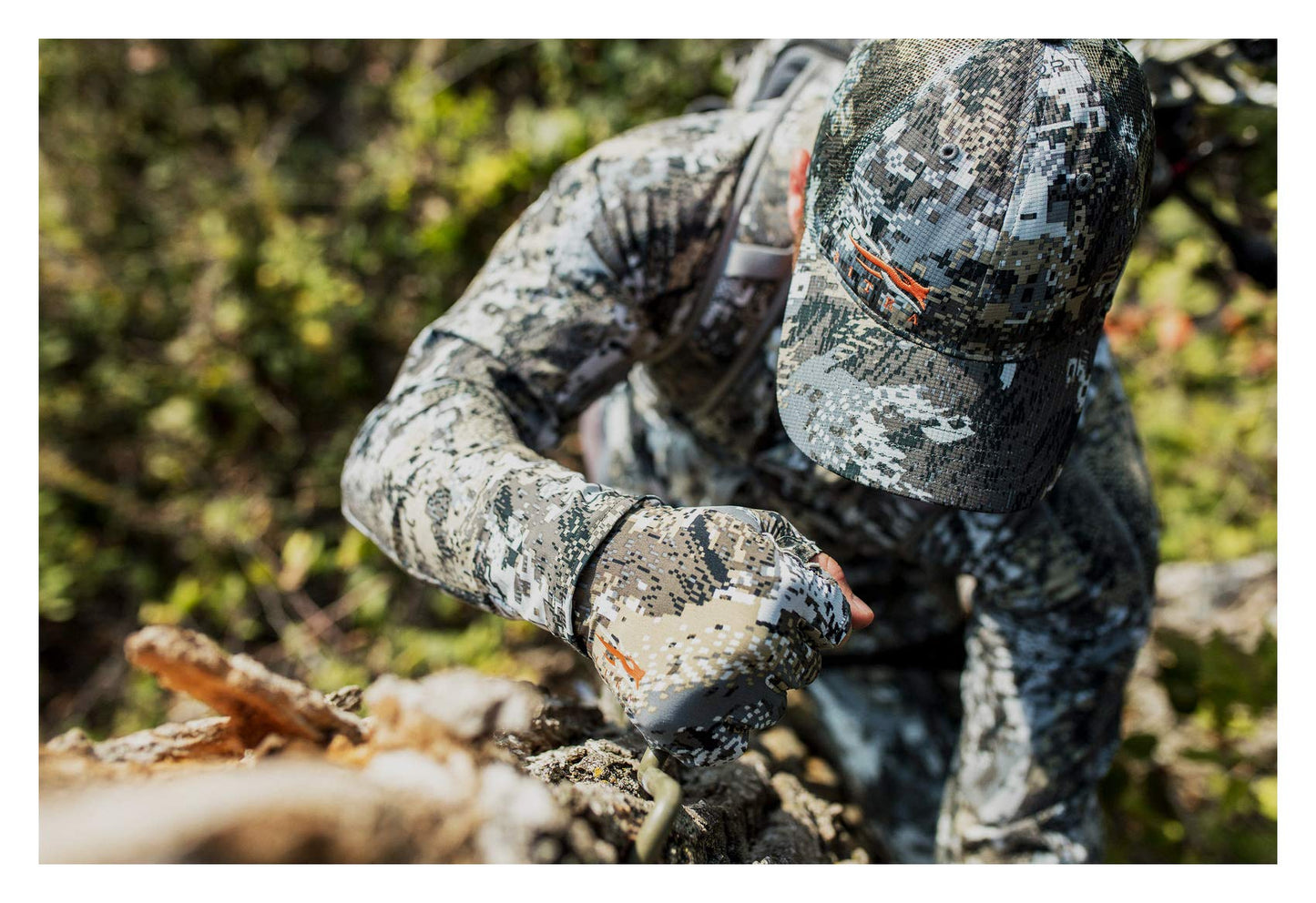 Sitka Gear Men's Fanatic Whitetail Optifade Elevated II Camo Hunting Gloves, Large