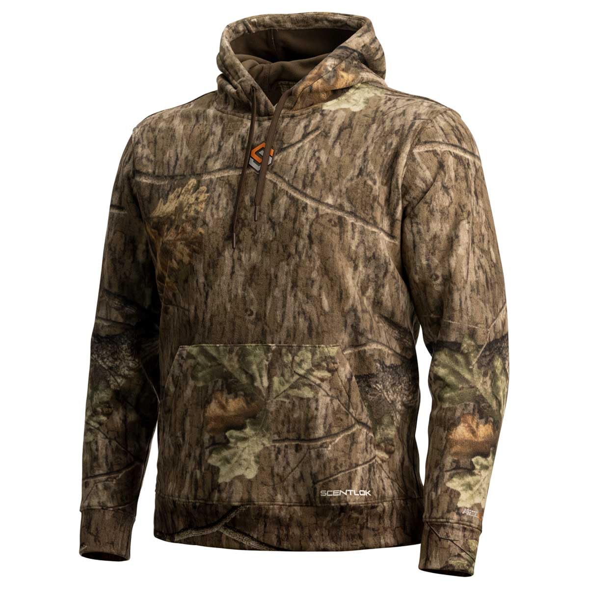 ScentLok Midweight Stealth Hoodie - Odor-Absorbing Carbon Alloy Technology, Ultra-Quiet Fleece, Camo Hoodie for Men (Mossy Oak Country Roots, Medium)