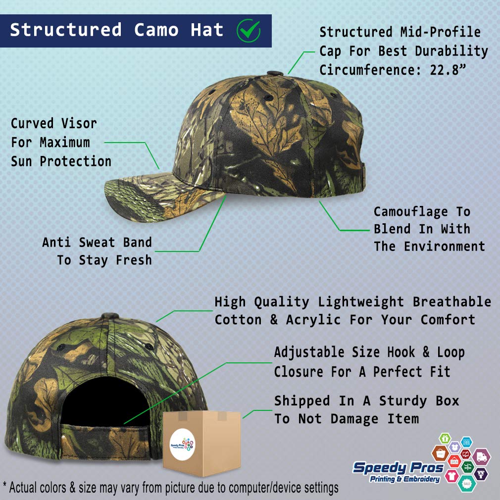Custom Camo Baseball Cap Christian Cross, Jesus Embroidery Cotton Hunting Dad Hats for Men & Women Strap Closure Forest Tree Green Personalized Text Here