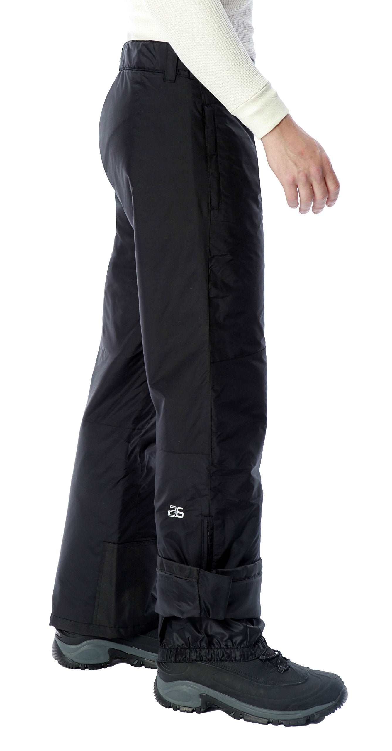 Arctix Men's Essential Snow Pants, Black, Small/32" Inseam (29-30W * 32L)