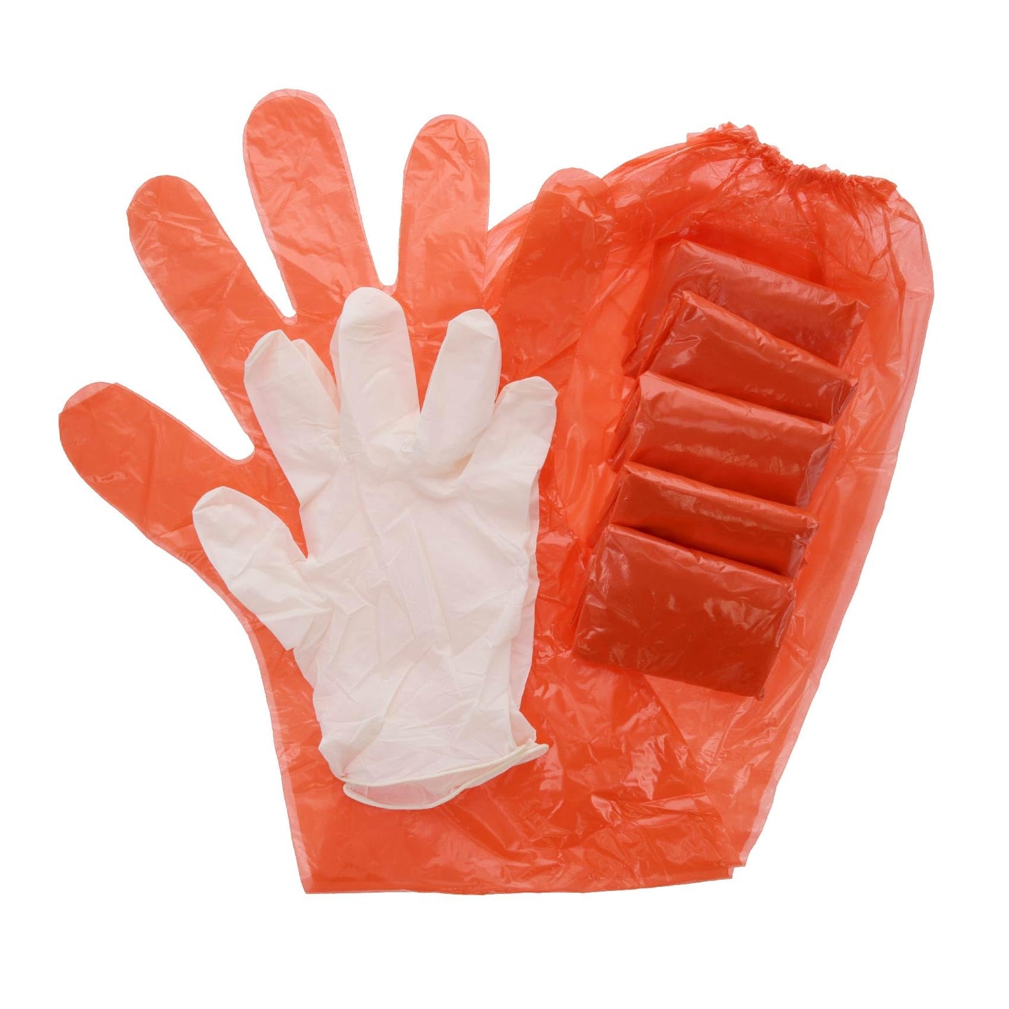 Hunters Specialties Field Dressing Gloves Combo Pack 6 Pairs Short Latex Gloves & 6 Pairs Shoulder-Length Poly Gloves for Deer Gutting