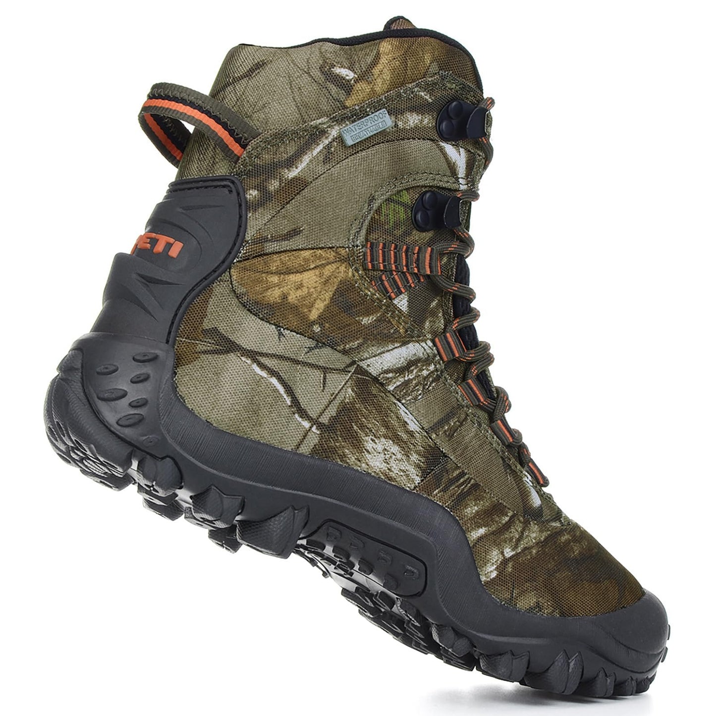 XPETI Women's Thermator Mid High-Top Hiking Boot Comfortable Work Boots Camouflage 9