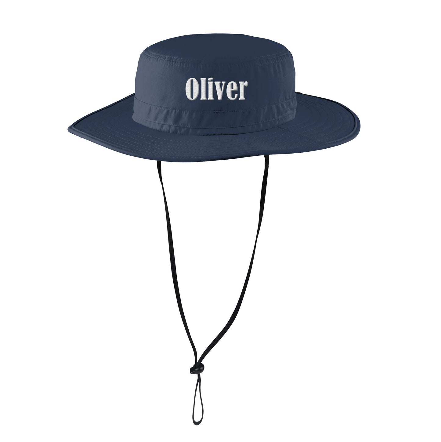 Custom Embroidered Boonie Hat Design Your Own Text Personalized Embroidery Sun Hat Navy