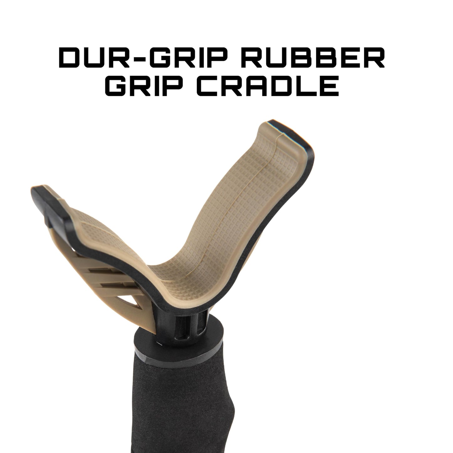 Allen Company Monopod Shooting Stick and Gun Rest - Versatile Hunting Accessories with Adjustable Height - Aluminium,Black