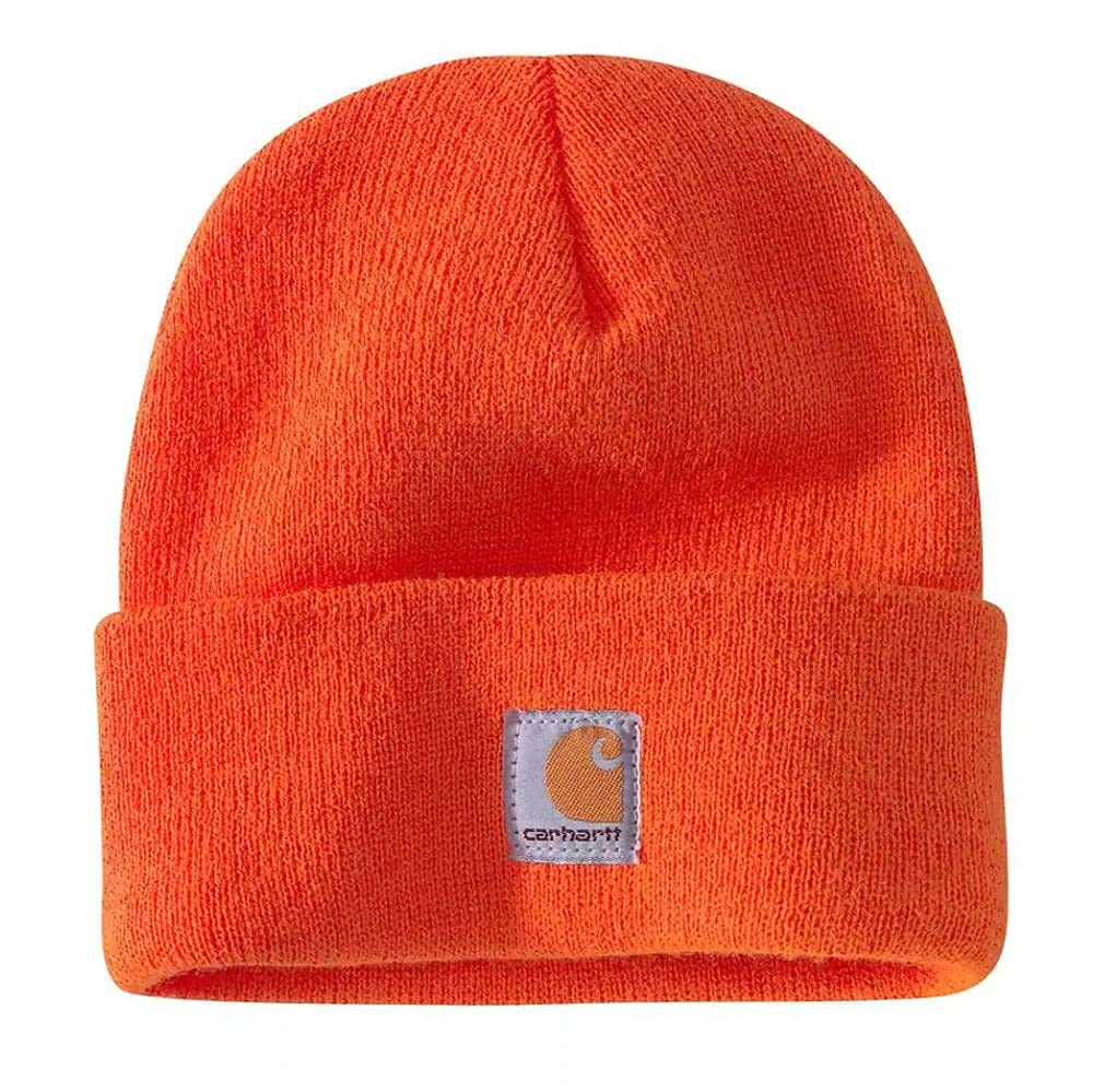 Carhartt Boy's Boys Acrylic Watch Hat, Blaze Orange, Youth