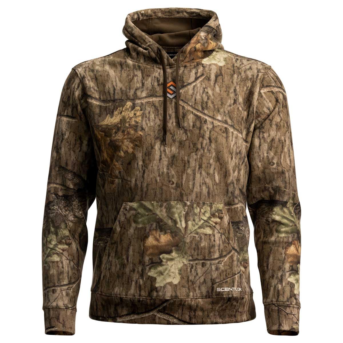 ScentLok Midweight Stealth Hoodie - Odor-Absorbing Carbon Alloy Technology, Ultra-Quiet Fleece, Camo Hoodie for Men (Mossy Oak Country Roots, Medium)