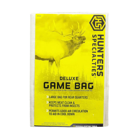 Hunters Specialties Game Bag | Deluxe Size Reusable Washable Heavy-Duty Canvas Field Dressing Game Bags, 40" X 48"