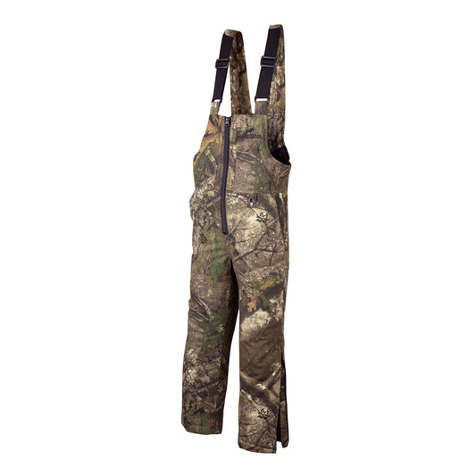 Mooselander - Youth Insulated Bib Overall In Realtree APX, Insulated Hunting Bib Overall for Kids and Teens, Practical Kids Hunting Clothes, Youth Camo Bib, Great Cold Weather Gear, Medium
