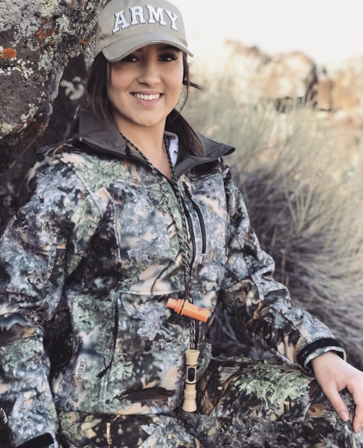 King's Camo Women's Standard Hunter Wind-Defender Jacket, Desert Shadow, Medium (KCL2150-RE-M)