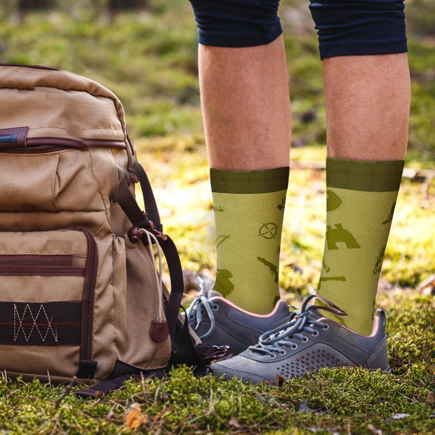 Nucinzua Birthday Gifts for Men,Hunting Gifts for Men,I'd Rather Be Hunting Socks,Funny Socks for Mens Birthday Gift Ideas,Christmas Stocking Stuffers for Dad Grandpa Husband Hunters