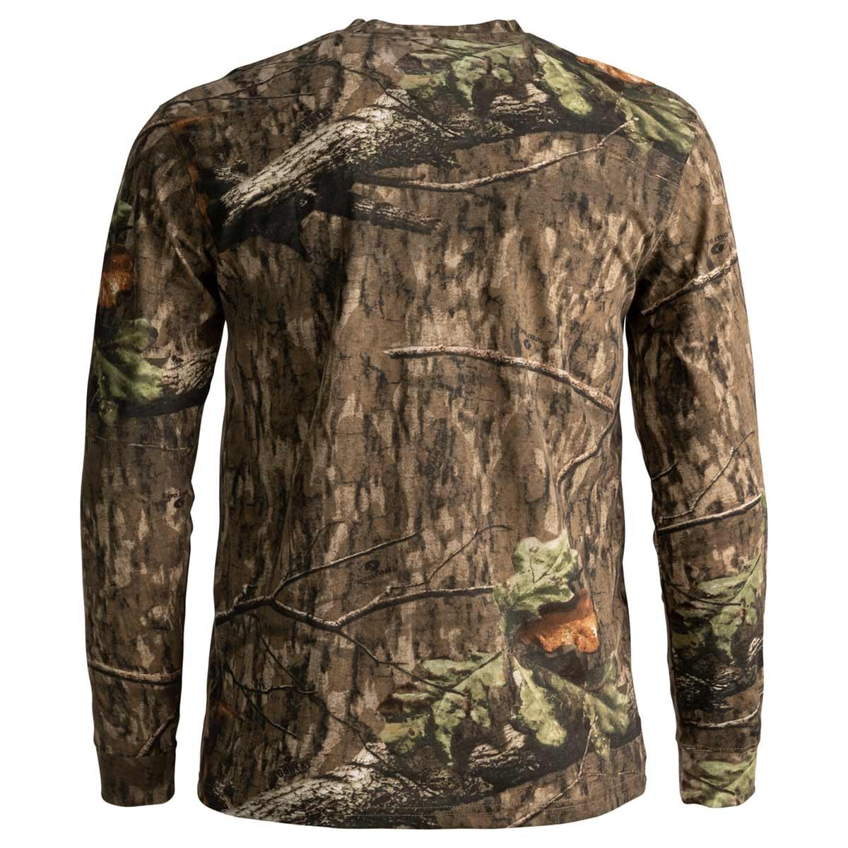 SCENTBLOCKER Scent Blocker Fused Cotton Lightweight Long-Sleeve Shirt, Camo Hunting Clothes (MO Country Roots, X-Large)