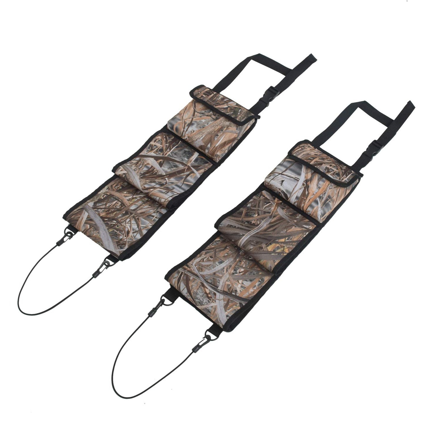 MYDAYS Seat Back Gun Rack, Gun Sling Bag, Camo Front Seat Gun Organizer Holder for Hunting Rifles/Shotguns(Camo)