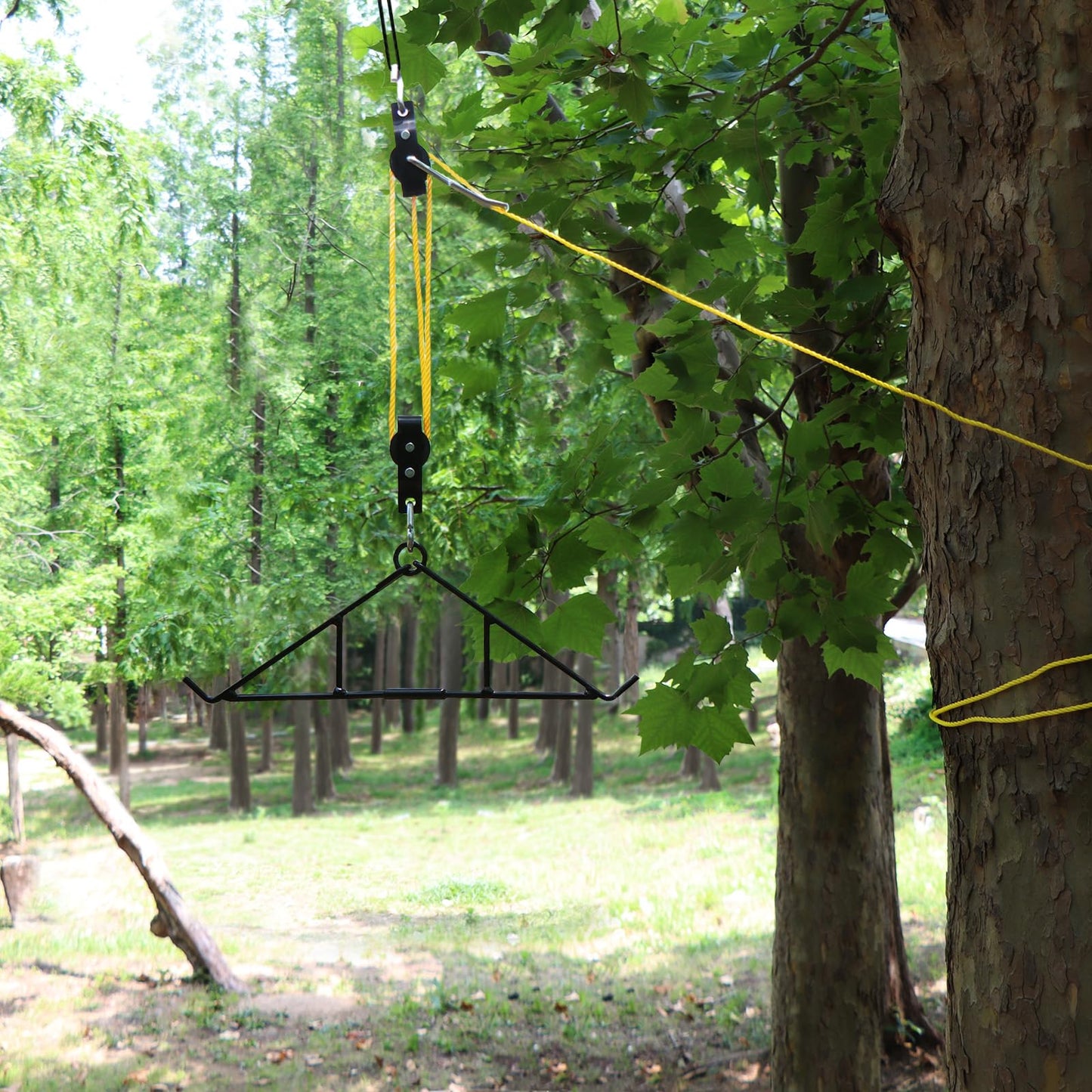 Highwild Game Hanging Gambrel & Hoist Kit with Pulleys & Rope - 600 lbs
